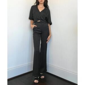 (M) NWT $160 Revolve‎ LVLC The Label Blanche Pant Black